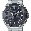 Casio Casio G-Shock MRG-B2000D-1ADR (MRG-B2000D-1A) MRG MRG-B2000D-1ADR электронные мужские часы черный циферблат, браслет титановый — вид спереди