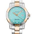 Epos Epos Ladies Diamonds 8001.700.32.89.42  8001.700.32.89.42 кварцевые женские часы бирюзовый циферблат, браслет нержавеющая сталь с pvd-покрытием — вид спереди