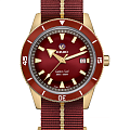 Rado Rado Captain Cook Automatic  R32504407 Automatic R32504407 механические мужские часы красный циферблат, браслет тканевый — вид спереди