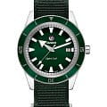 Rado Rado Captain Cook Automatic R32505318 Automatic R32505318 механические мужские часы зеленый циферблат, браслет тканевый — вид спереди