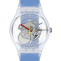 Swatch Swatch New Gent SUOK156  SUOK156 кварцевые мужские часы прозрачный циферблат, браслет силикон — вид спереди