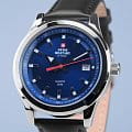Swiss Military by Chrono Swiss Military by Chrono SM34094.07 кварцевые мужские часы часы крупный план синий циферблата