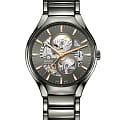 Rado Rado True Round Open Heart R27108112 Automatic R27108112 механические мужские часы серый циферблат, браслет высокотехнологичная керамика — вид спереди