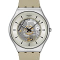 Swatch Swatch Skin Irony 42 Lacquered SS07S145  SS07S145 кварцевые мужские часы серый циферблат, браслет силикон — вид спереди