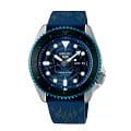 Seiko Seiko 5 Sports SRPH71K1S  SRPH71K1S механические мужские часы синий циферблат, браслет силикон — вид спереди