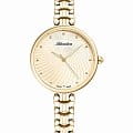 Adriatica Adriatica Milano A3822.1141Q  A3822.1141Q кварцевые женские часы золотой циферблат, браслет нержавеющая сталь с pvd-покрытием — вид спереди