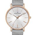 Jacques Philippe Jacques Philippe Base JPQGS077226RG  JPQGS077226RG кварцевые мужские часы  серебристый циферблат, браслет нержавеющая сталь — вид спереди