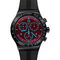 Swatch Swatch I New Chrono YVB417  YVB417 кварцевые мужские часы черный циферблат, браслет резина — вид спереди