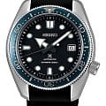 Seiko Seiko Prospex SPB079J1  SPB079J1 механические мужские часы черный циферблат, браслет силикон — вид спереди