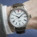Seiko Seiko Presage SPB095J1, presage япония мужские часы на браслете кожаный боковой вид