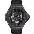 Philipp Plein Philipp Plein The Skull PWPFA0924  PWPFA0924 механические мужские часы черный циферблат, браслет силикон — вид спереди