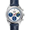 TAG Heuer TAG Heuer Carrera Limited Edition CBK221C.FC6488  CBK221C.FC6488 механические мужские часы  белый циферблат, браслет кожаный — вид спереди