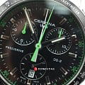 Certina Certina DS-2 Chronograph 1/100 sec C024.447.11.051.02 кварцевые мужские часы часы крупный план черный циферблата