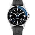 Hamilton Hamilton Khaki Navy Scuba Auto 40MM H82315331  H82315331 механические мужские часы черный циферблат, браслет каучук — вид спереди