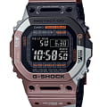 Casio Casio G-Shock GMW-B5000TVB-1DR лимитированной серии GMW-B5000TVB-1DR электронные мужские часы  циферблат, браслет титановый — вид спереди