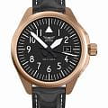 Aviator Aviator Airacobra V.1.38.2.315.4  V.1.38.2.315.4 кварцевые мужские часы  черный циферблат, браслет кожаный — вид спереди