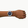 Fossil Fossil Evanston BQ2610  — детали корпуса и нержавеющая сталь