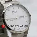Boccia Titanium Boccia Titanium 3649-01 кварцевые мужские часы часы крупный план белый циферблата