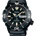 Seiko Seiko Prospex SRPD29K1S  SRPD29K1S механические мужские часы черный циферблат, браслет сталь c pvd покрытием — вид спереди