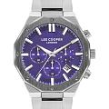 Lee Cooper Lee Cooper LC07807.390  LC07807.390 кварцевые мужские часы фиолетовый циферблат, браслет нержавеющая сталь — вид спереди