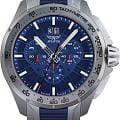Aviator Aviator MiG‑35 M.2.19.0.143.6  M.2.19.0.143.6 кварцевые мужские часы синий циферблат, браслет силикон — вид спереди