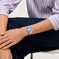 Swatch Swatch Skin Irony SYXS157 женские часы фиолетовый циферблат на запястье