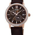 Orient Orient Fashionable Automatic RA-AK0005Y  RA-AK0005Y механические женские часы коричневый циферблат, браслет кожаный — вид спереди