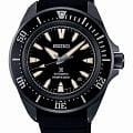 Seiko Seiko Prospex Sea SRPL15K1 Sea SRPL15K1 механические мужские часы черный циферблат, браслет силикон — вид спереди