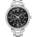 Stuhrling Stuhrling Aria 3908.1  3908.1 кварцевые женские часы  черный циферблат, браслет нержавеющая сталь — вид спереди