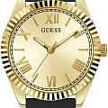 Guess Guess Dress GW0724L2  GW0724L2 кварцевые женские часы  золотой циферблат, браслет силикон — вид спереди