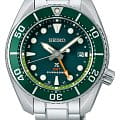 Seiko Seiko Prospex Sea SFK003J1 Sea SFK003J1 кварцевые мужские часы зеленый циферблат, браслет нержавеющая сталь — вид спереди