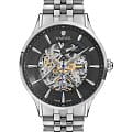 Wainer Wainer Classic WA.25705-A  WA.25705-A механические мужские часы черный циферблат, браслет нержавеющая сталь — вид спереди