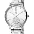 Just Cavalli Just Cavalli JC1L117M0055  JC1L117M0055 кварцевые женские часы серебристый циферблат, браслет нержавеющая сталь — вид спереди