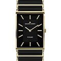 Jacques Lemans Jacques Lemans 1-1651D  1-1651D кварцевые женские часы  черный циферблат, браслет сталь + pvd + керамика — вид спереди