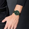 Rado Rado Captain Cook Automatic Bronze R32504315 механические мужские часы часы крупный план зеленый циферблата