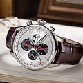 Aerowatch Aerowatch Les Grandes Classiques Chrono Moon Phase Limited Edition 69989 AA04  швейцарские мужские часы на браслете кожаный боковой вид