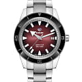Rado Rado Captain Cook Automatic R32105353 Automatic R32105353 механические мужские часы бордовый циферблат, браслет нержавеющая сталь — вид спереди