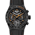 TAG Heuer TAG Heuer Carrera CAR5A96.FC6462  CAR5A96.FC6462 механические мужские часы  черный циферблат, браслет кожаный — вид спереди
