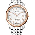 Adriatica Adriatica A1025.R163Q  A1025.R163Q кварцевые мужские часы белый циферблат, браслет нержавеющая сталь — вид спереди