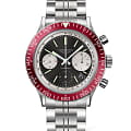 Longines Longines Heritage Diver L2.808.4.52.6  L28084526 механические мужские часы черный циферблат, браслет нержавеющая сталь — вид спереди
