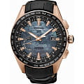 Seiko Seiko Astron GPS Solar SSE105J1  SSE105J1  мужские часы перламутровый циферблат, браслет кожаный — вид спереди
