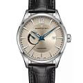 Hamilton Hamilton Jazzmaster H89545721  H89545721 механические мужские часы бежевый циферблат, браслет кожаный — вид спереди