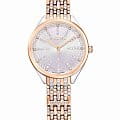 Swarovski Swarovski Attract 5649987  5649987 кварцевые женские часы серебристый циферблат, браслет нержавеющая сталь с pvd-покрытием — вид спереди