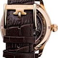 Earnshaw Earnshaw Longitude ES-8063-06,  англия мужские часы на браслете кожаный боковой вид