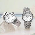Maurice Lacroix Maurice Lacroix Aikon Quartz AI1106-SS000-150-7 кварцевые женские часы часы крупный план белый циферблата
