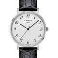 Tissot Tissot Everytime Medium T109.410.16.032.00 Everytime T1094101603200 кварцевые мужские часы белый циферблат, браслет кожаный — вид спереди