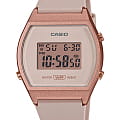 Casio Casio Collection LW-204-4ADF (LW-204-4A)  LW-204-4A кварцевые женские часы бежевый циферблат, браслет пластик — вид спереди