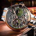 Earnshaw Earnshaw Barallier ES-8242-99,  англия мужские часы на браслете нержавеющая сталь с pvd-покрытием боковой вид