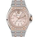 Philipp Plein Philipp Plein Extreme Lady PWJAA1323  PWJAA1323 кварцевые женские часы розовый циферблат, браслет нержавеющая сталь с ip-покрытием — вид спереди