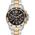 Michael Kors Michael Kors Everest MK7209  MK7209 кварцевые женские часы черный циферблат, браслет сталь c pvd покрытием — вид спереди